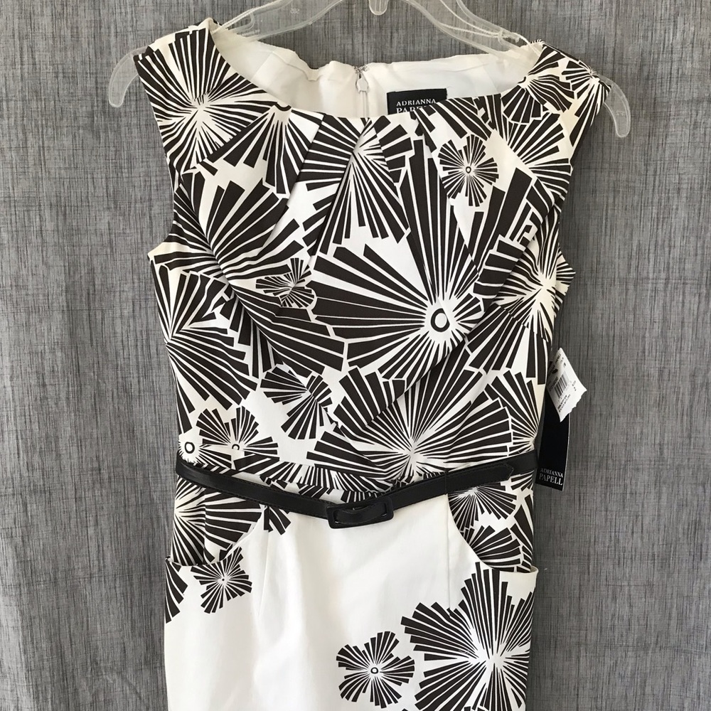 Adrianna Papell dress.